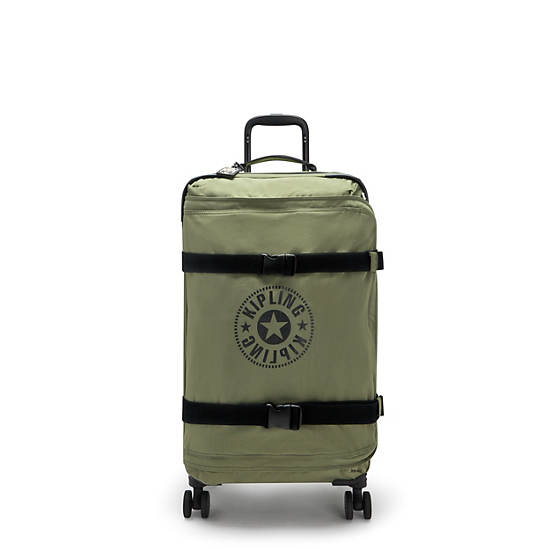 Valises Kipling Spontaneous Medium Rolling Vert Olive | FR 1467DF